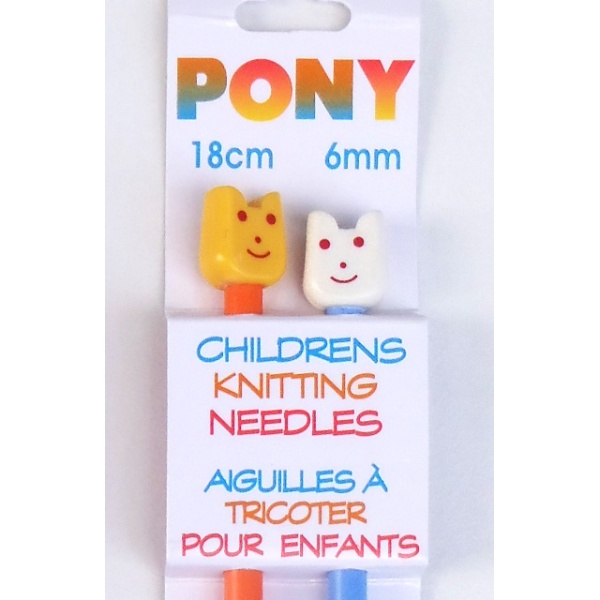 Παιδικές Βελόνες πλεξίματος Νο 6.0 - Pony