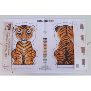 Κουκλάκι 3D 40×60 Grafitec Τίγρης