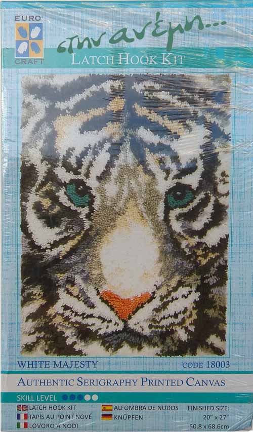 KIT Χαλάκι Λευκή Τίγρης - Euro Craft 18003