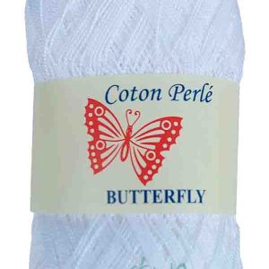 Coton Perle Λευκό - Πεταλούδα