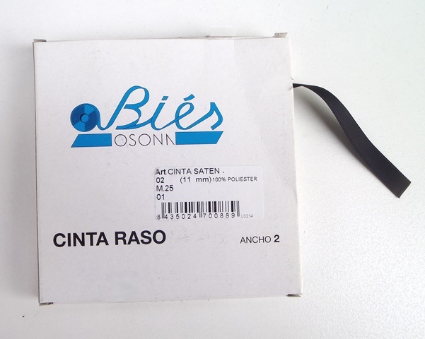 Κορδέλες (Ribbons) Σατέν διπλής όψης 11mm - Cinta Raso
