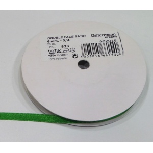 Κορδέλες (Ribbons) Σατέν διπλής όψης 6mm - Gutermann creativ