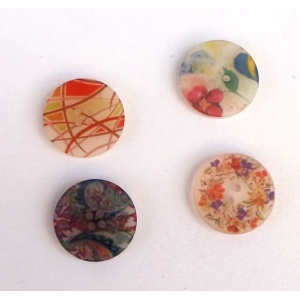 Κουμπιά με ζωγραφιές Νο 36