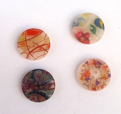 Κουμπιά με ζωγραφιές Νο 36