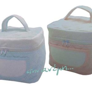 Βαλιτσάκι βρεφικών ειδών με φάσα για κέντημα - LeChichiolina