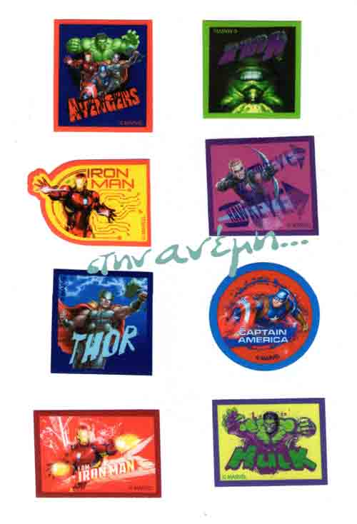 Θερμοκολλητικά μοτίφ (Iron-on patches) Avengers Κωδ. 6784