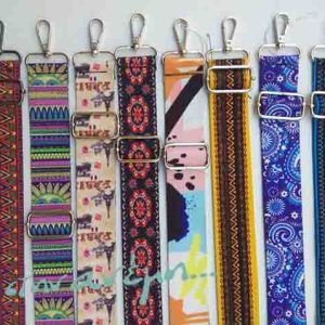 Λουρί τσάντας ρυθμιζόμενο, με πολύχρωμα σχέδια