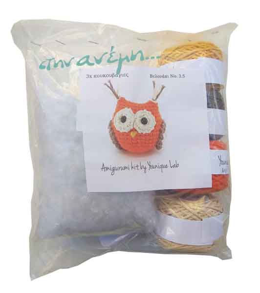 Κιτ Amgurumi Κουκουβάγιες