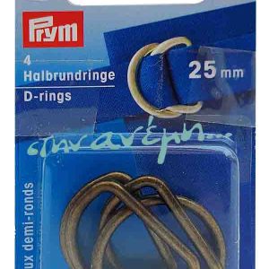 Κρίκοι D-Rings 25mm Prym 555227 Bronze