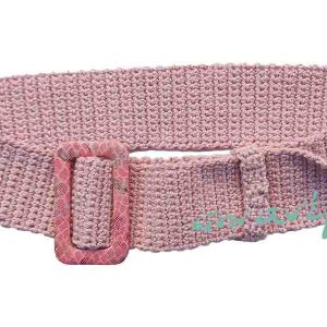 Ζώνη Πλεκτή με Αγκράφα, R.Sq.