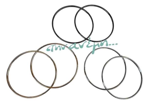 Μεταλλικά χερούλια Fine Circle 13.5 cm